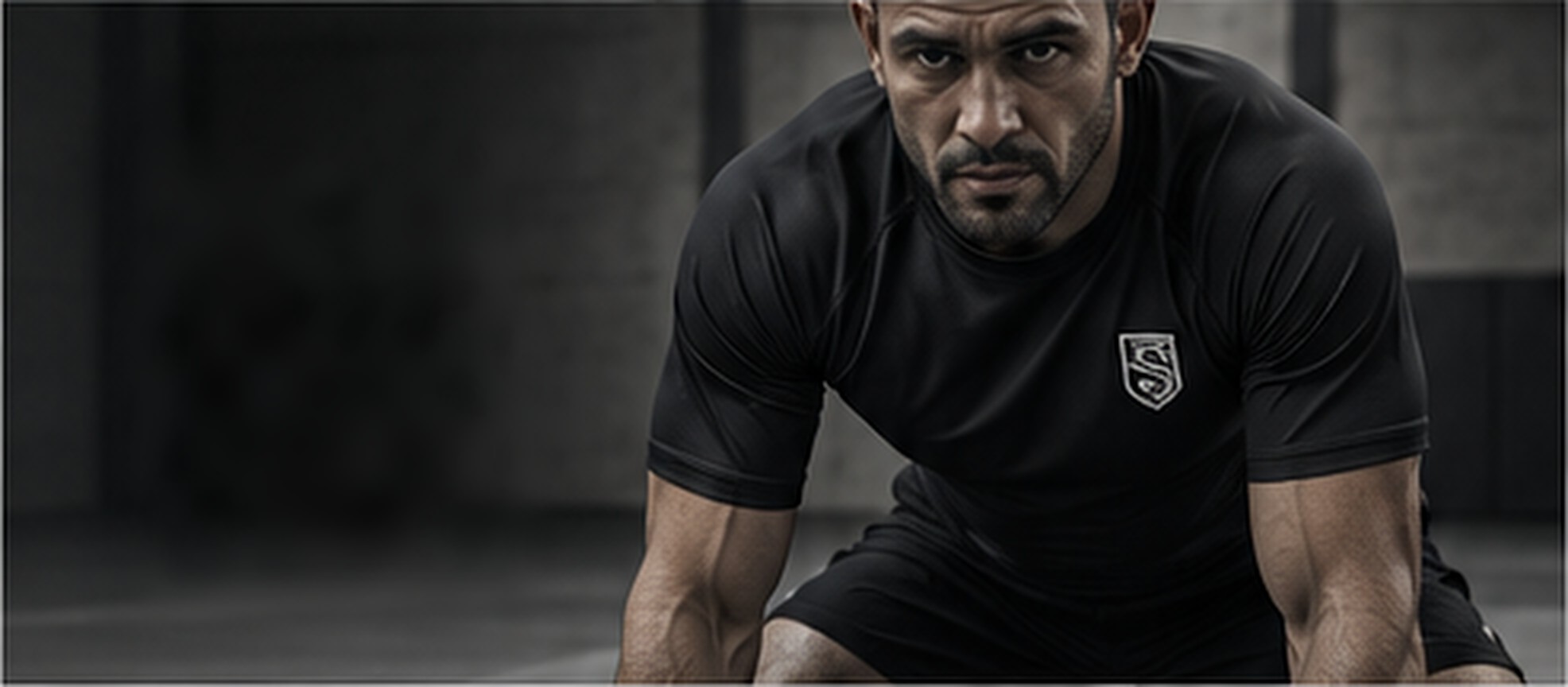 Atleta em treino sem kimono com rashguard Soldiers